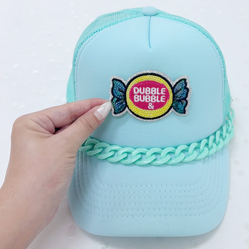 SEQUIN DUBBLE & BUBBLE Embroidered Hat Patch
