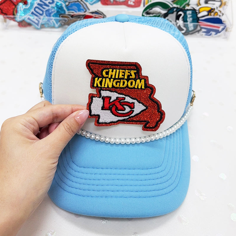 CHIEFS KINGDOM Embroidered Iron-On Patch