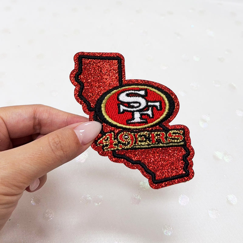 49ers Embroidered Iron-On Patch