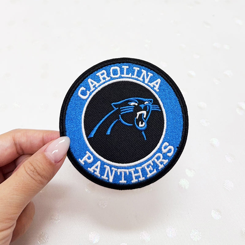 carolina panthers Embroidered Iron-On Patch