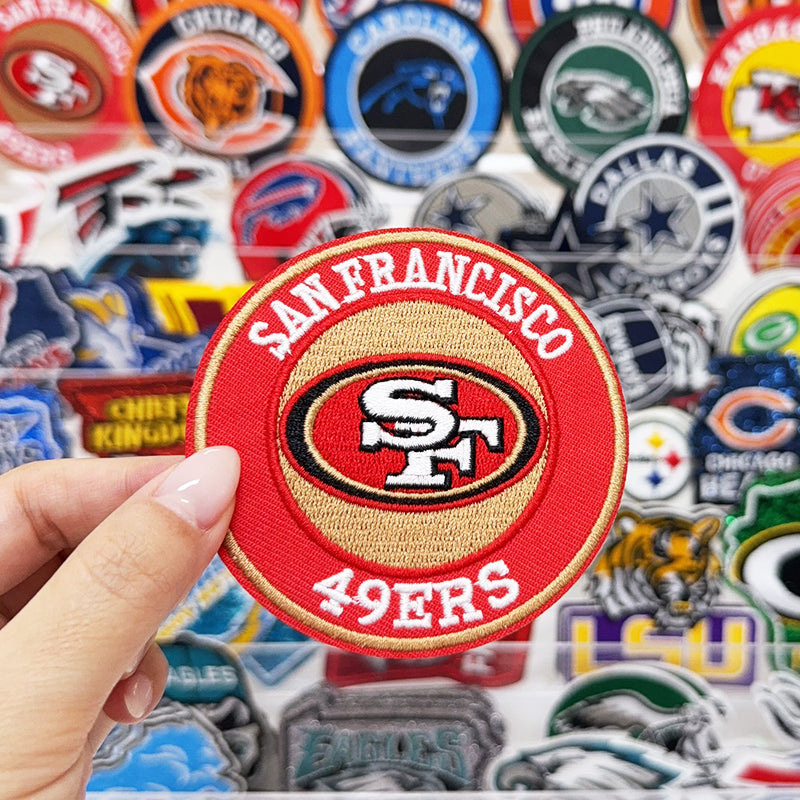 49ers Embroidered Iron-On Patch