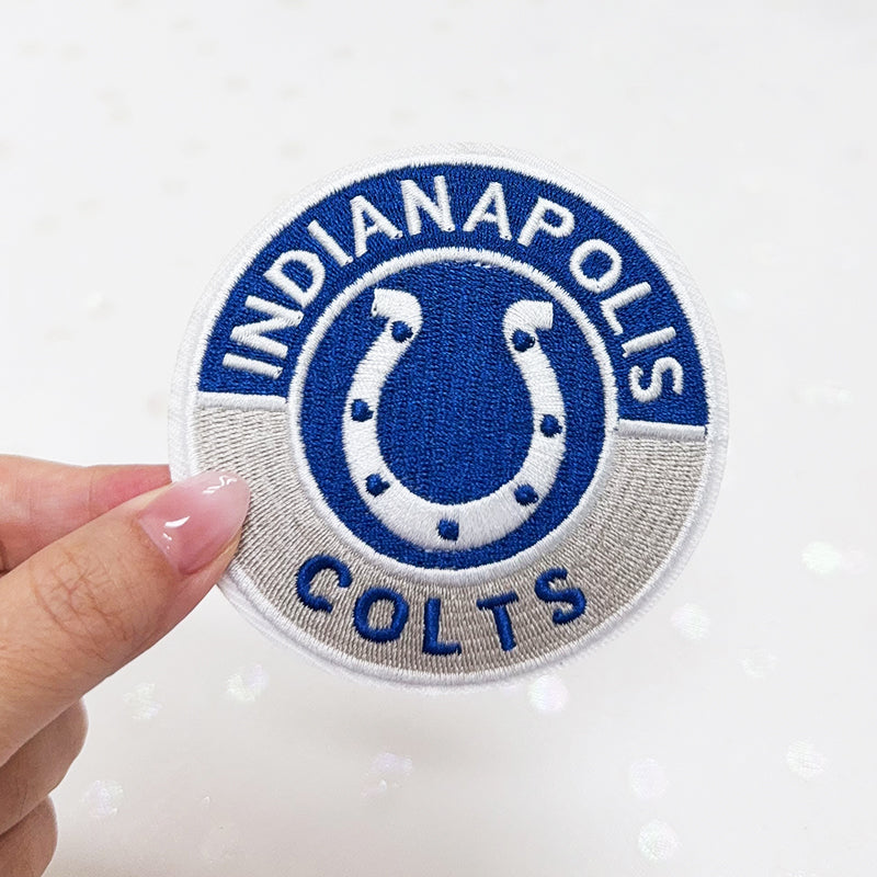 INDIANAPOLIS COLTS Embroidered Iron-On Patch