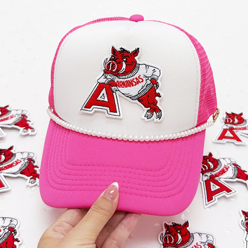 University of Arkansas Embroidered Iron-On Patch