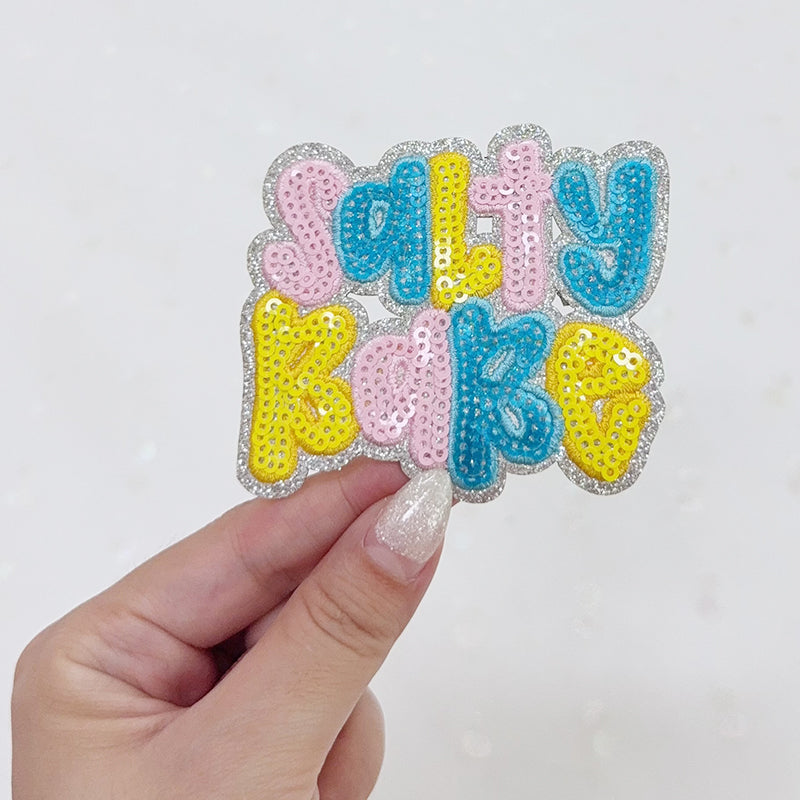 SEQUIN SALTY BABE Embroidered Hat Patch