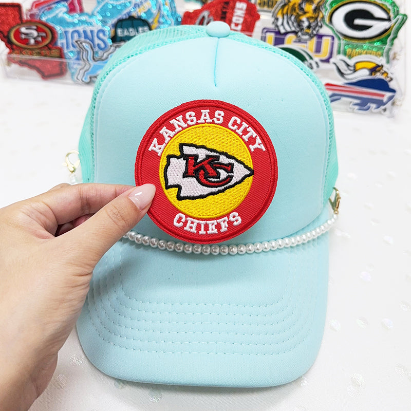 KC Embroidered Iron-On Patch