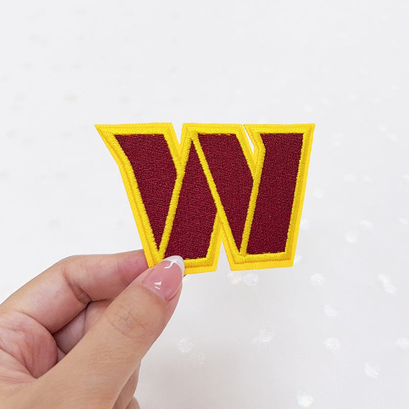 MINI Washington Commanders Embroidered Iron-On Patch