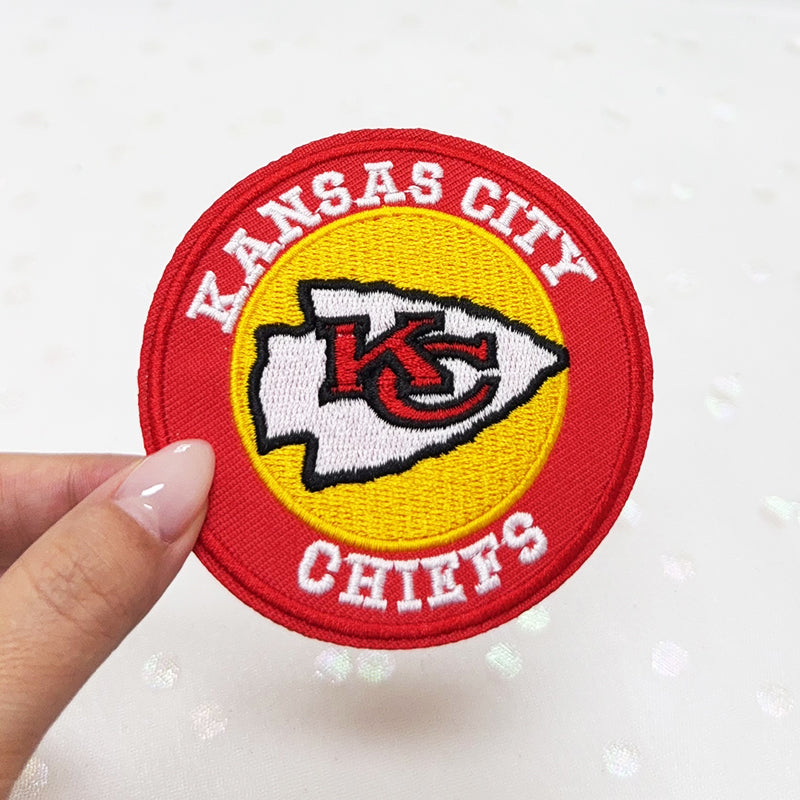KC Embroidered Iron-On Patch