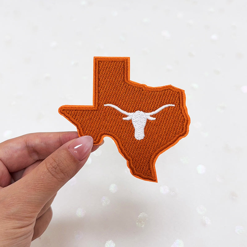 Texas Longhorns Embroidered Iron-On Patch