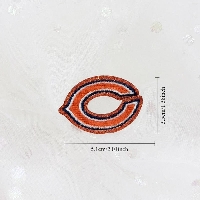 MINI Chicago Bears Embroidered Iron-On Patch