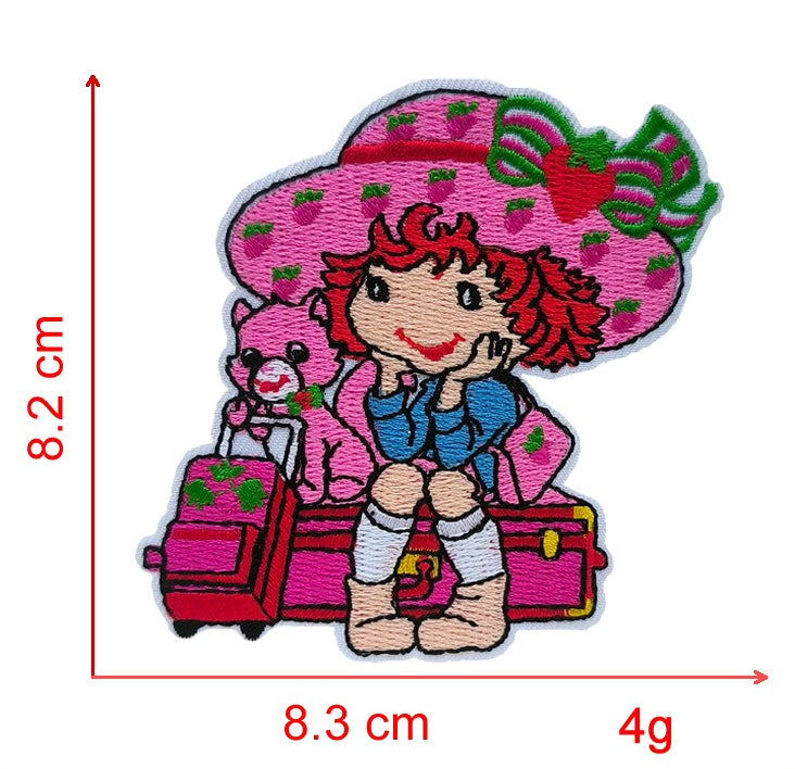 Strawberry Shortcake Iron-On Patch