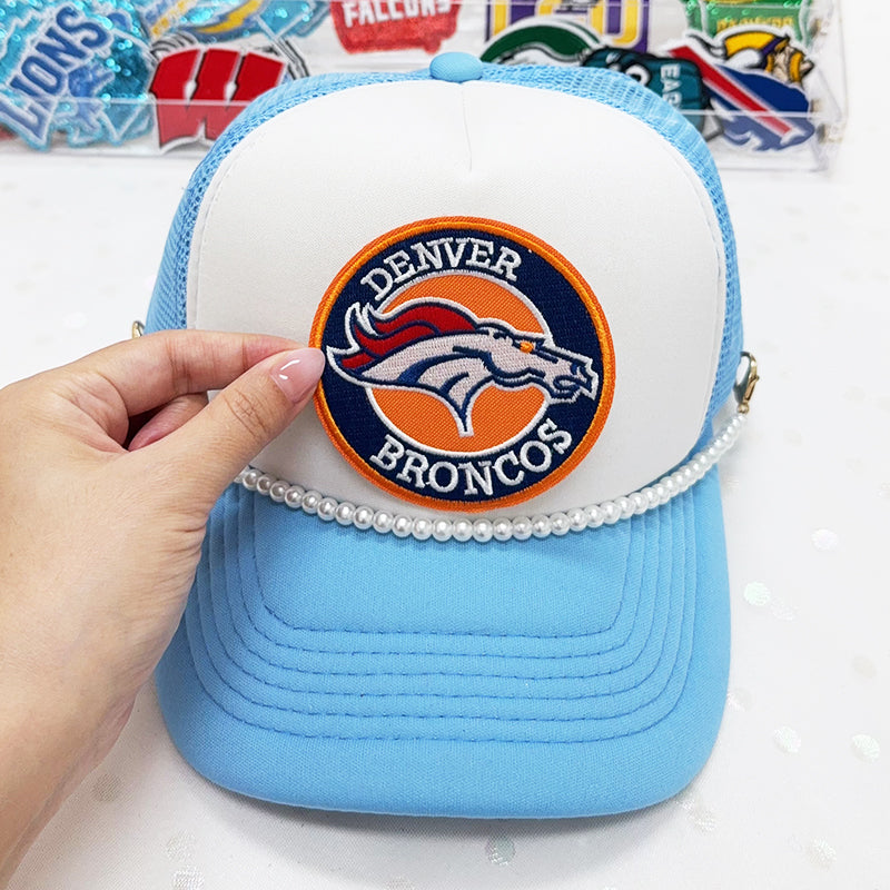 DENVER BRONCOS Embroidered Iron-On Patch