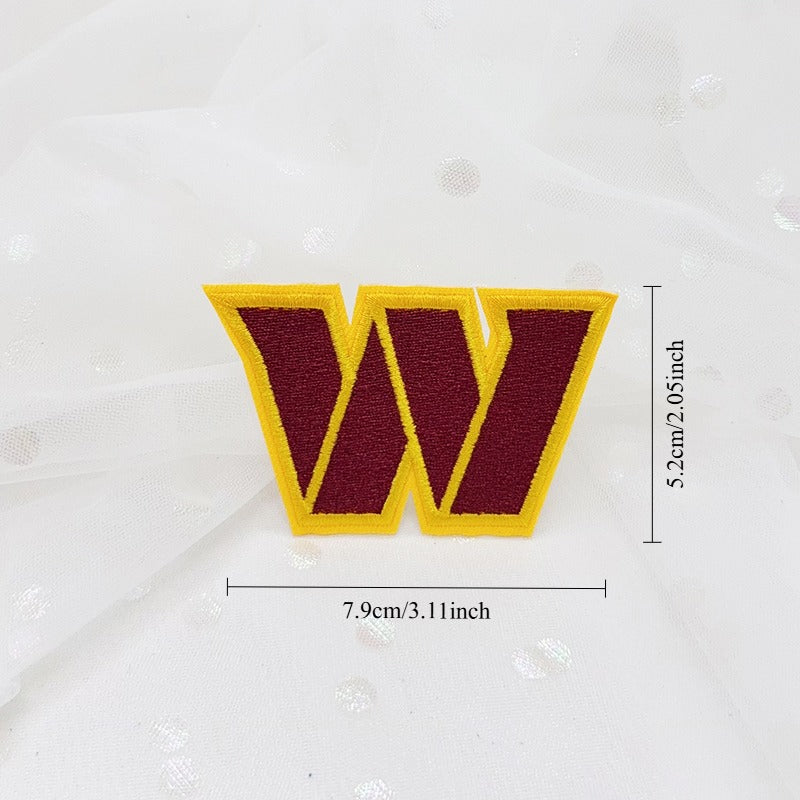 MINI Washington Commanders Embroidered Iron-On Patch