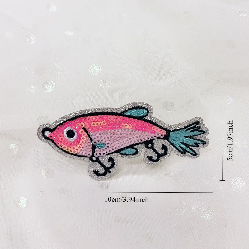 SEQUIN Lure Embroidered Hat Patch