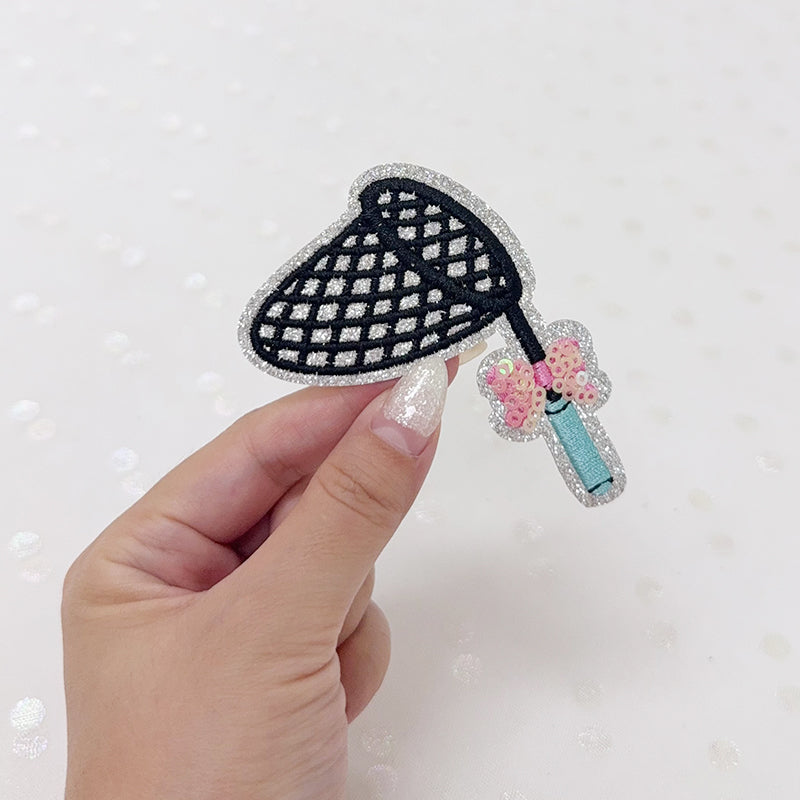SEQUIN Fishing Embroidered Hat Patch