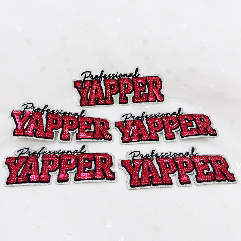 SEQUIN PROFESSIONAL YAPPER Embroidered Hat Patch