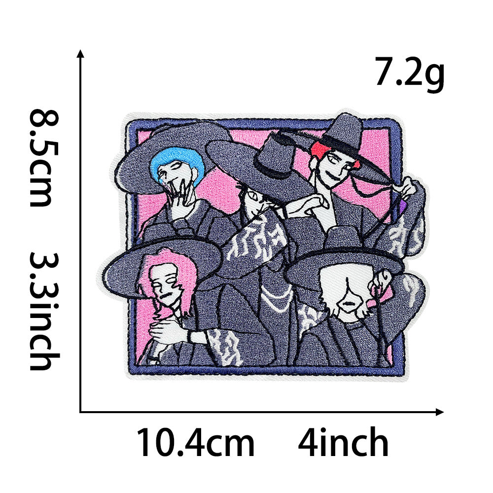 SAJA BOYS Embroidered  Iron-On Patch