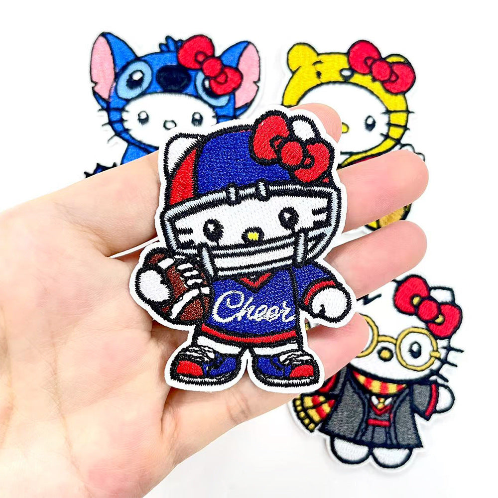 KITTY Embroidered  Iron-On Patch