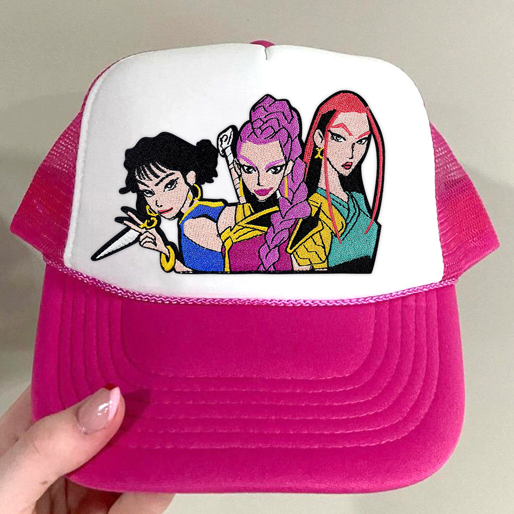 KPop Huntr/x Embroidered  Iron-On Patch