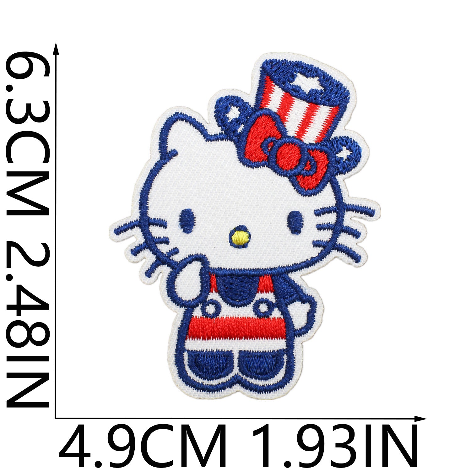 KITTY Embroidered  Iron-On Patch