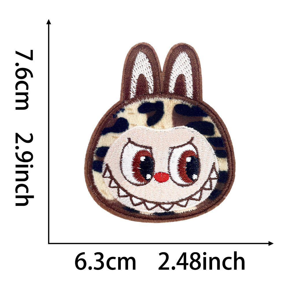 labubu Embroidered  Iron-On Patch