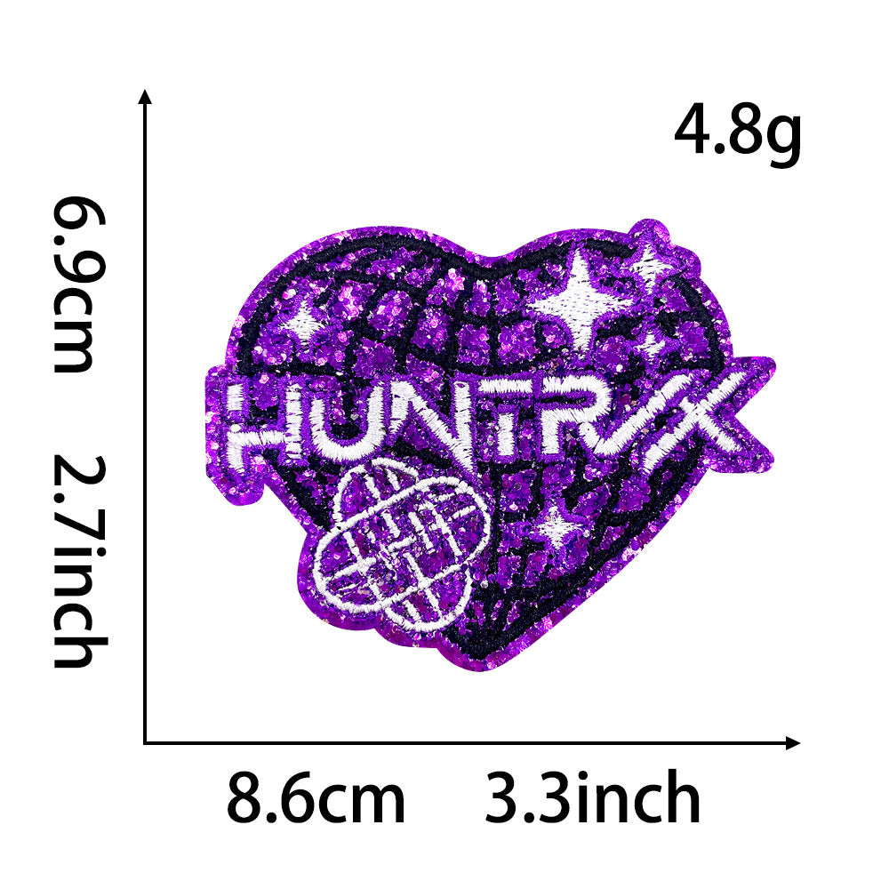 KPOP Huntr/x Embroidered  Iron-On Patch