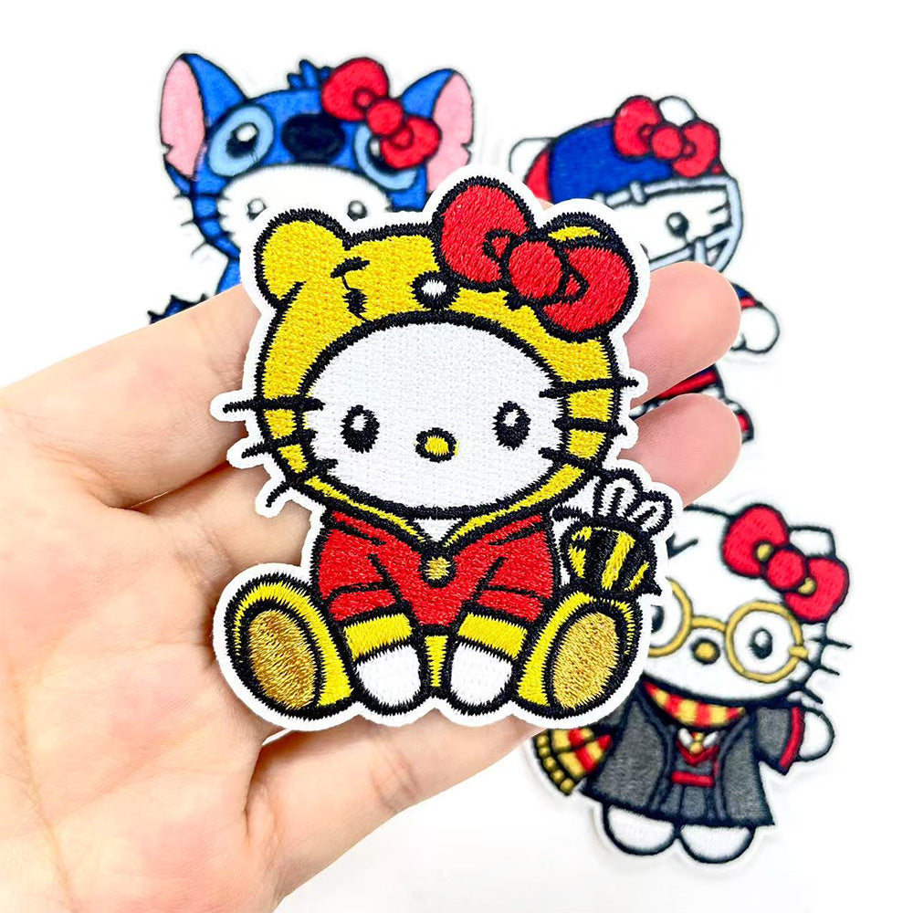 KITTY Embroidered  Iron-On Patch
