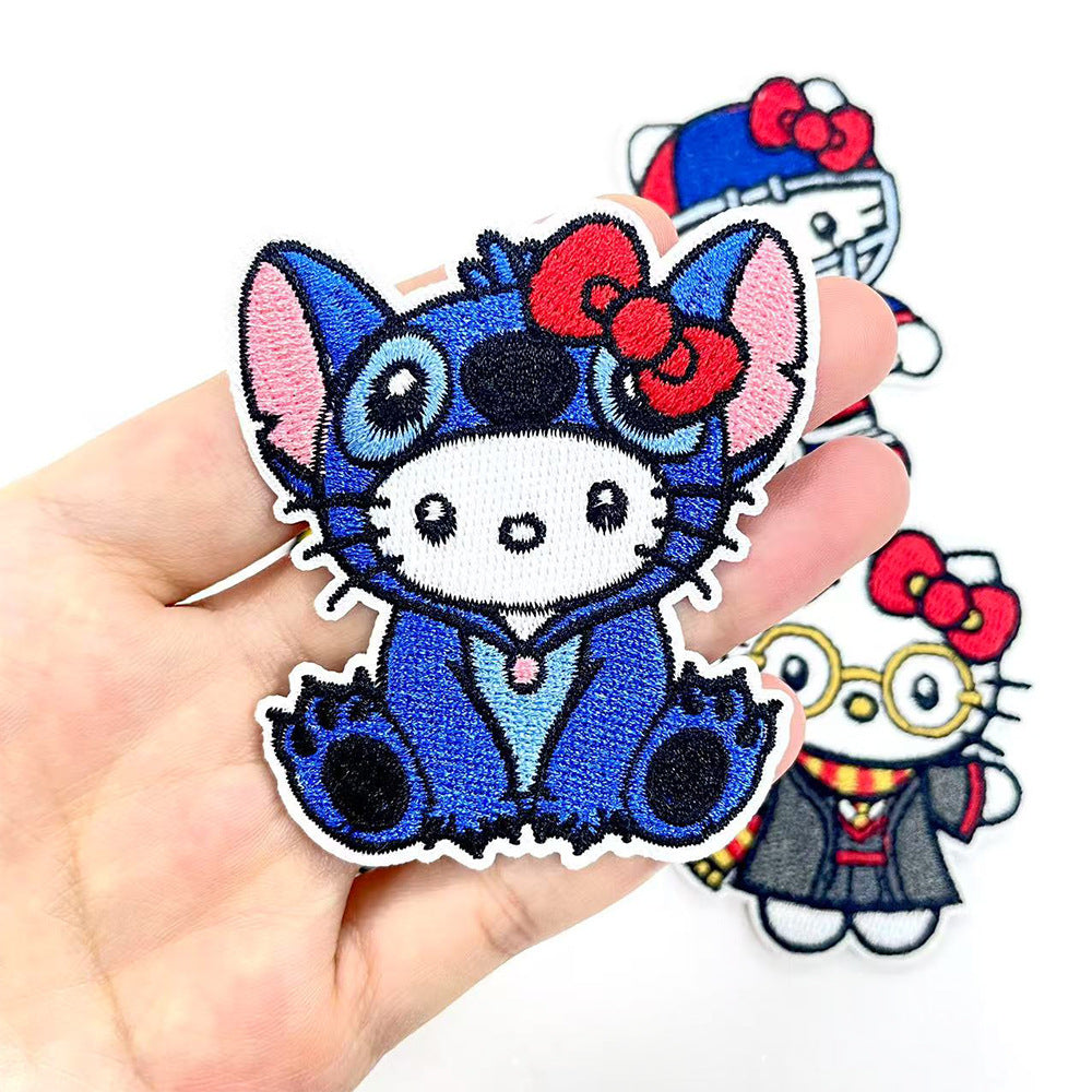 KITTY Embroidered  Iron-On Patch