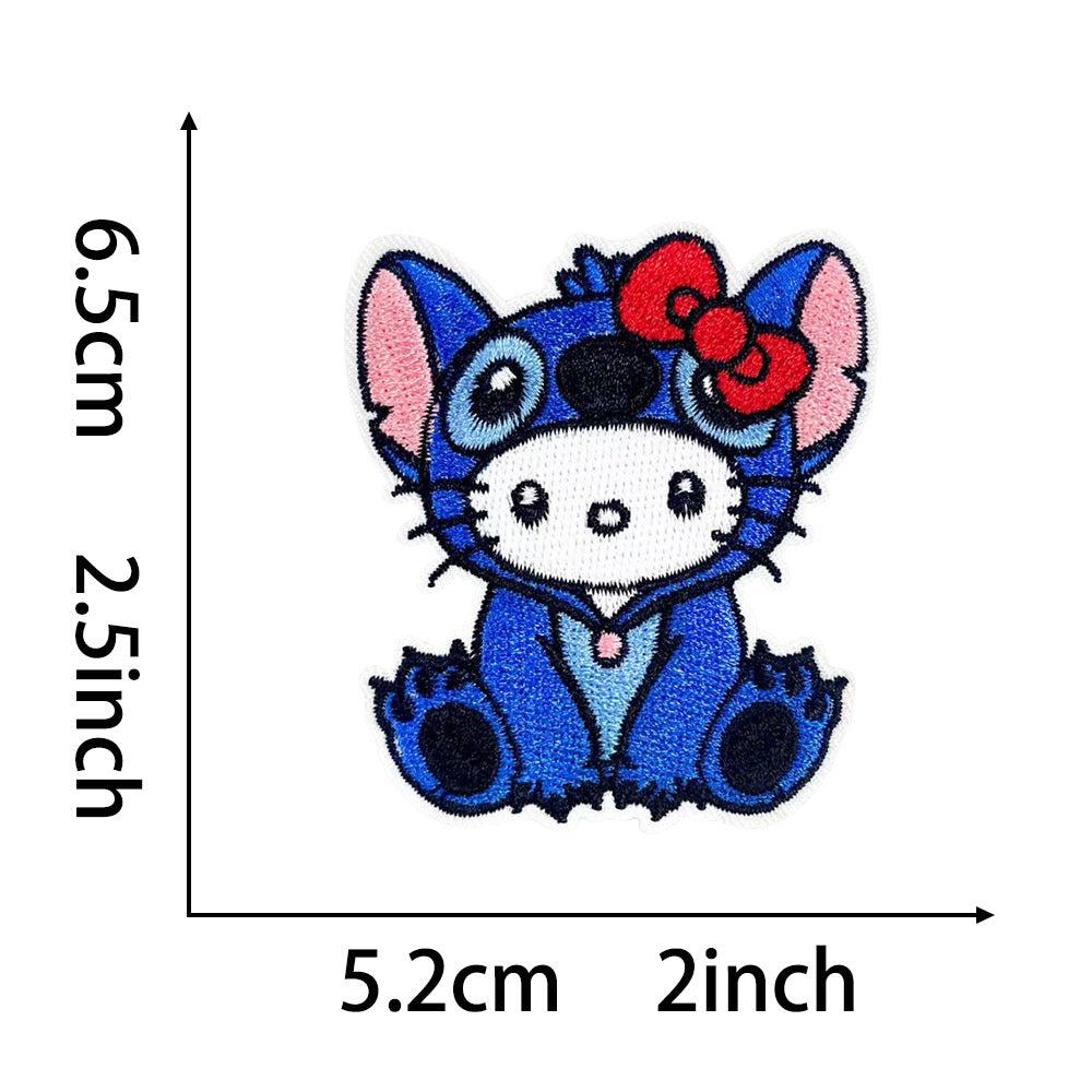 KITTY Embroidered  Iron-On Patch