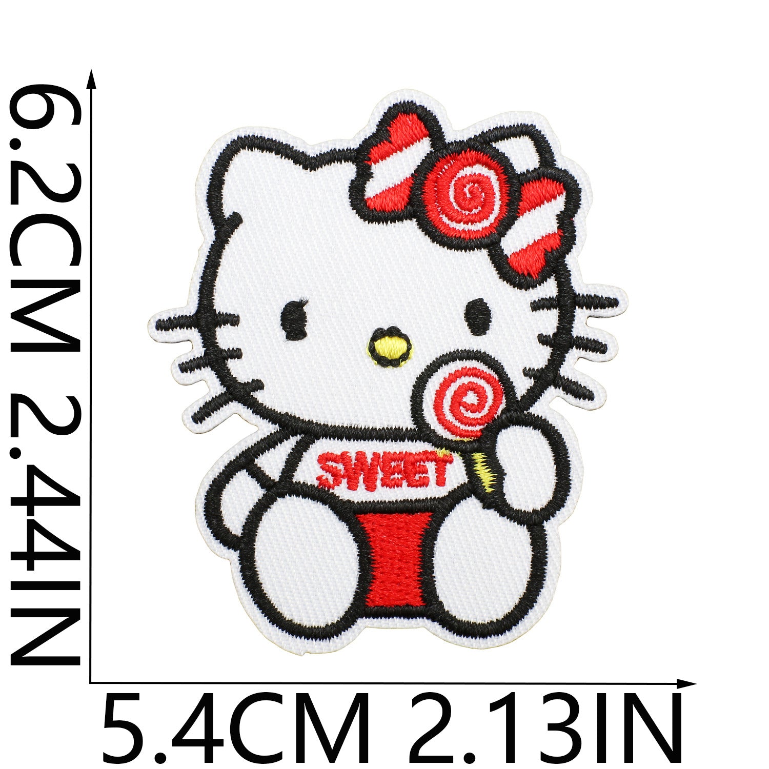 KITTY Embroidered  Iron-On Patch