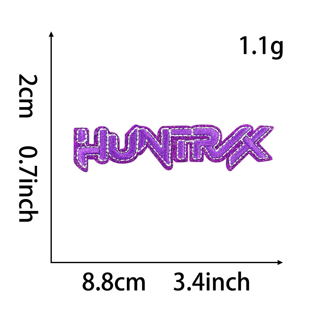 KPOP Huntr/x Embroidered  Iron-On Patch