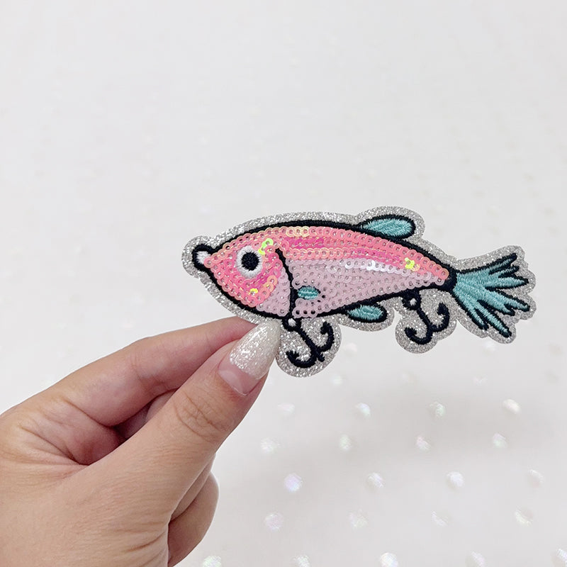 SEQUIN Lure Embroidered Hat Patch