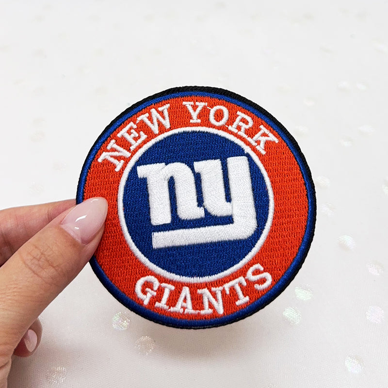 NEW YORK GIANTS  Embroidered Iron-On Patch