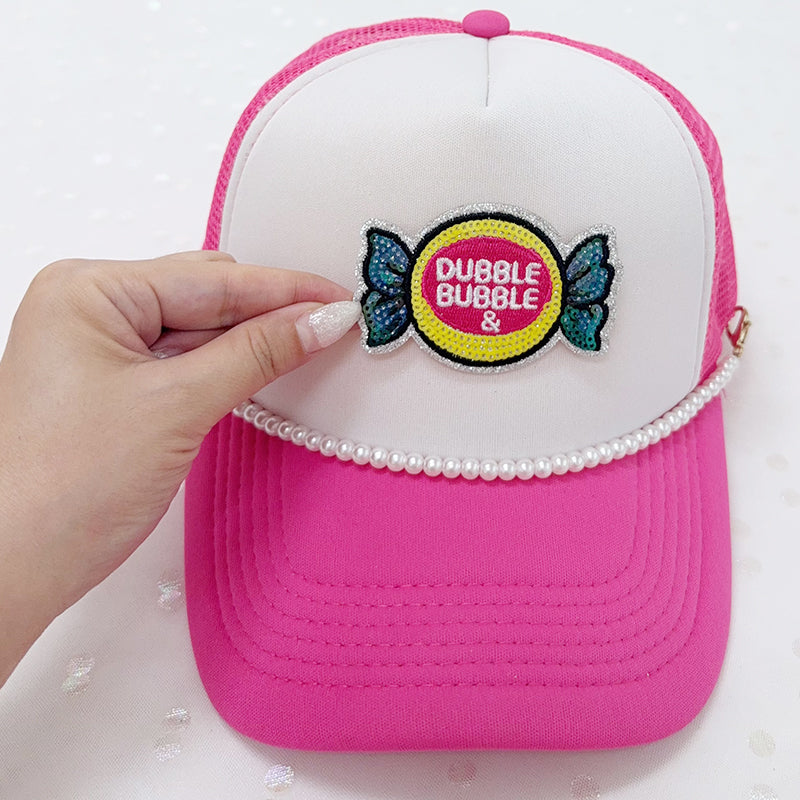 SEQUIN DUBBLE & BUBBLE Embroidered Hat Patch