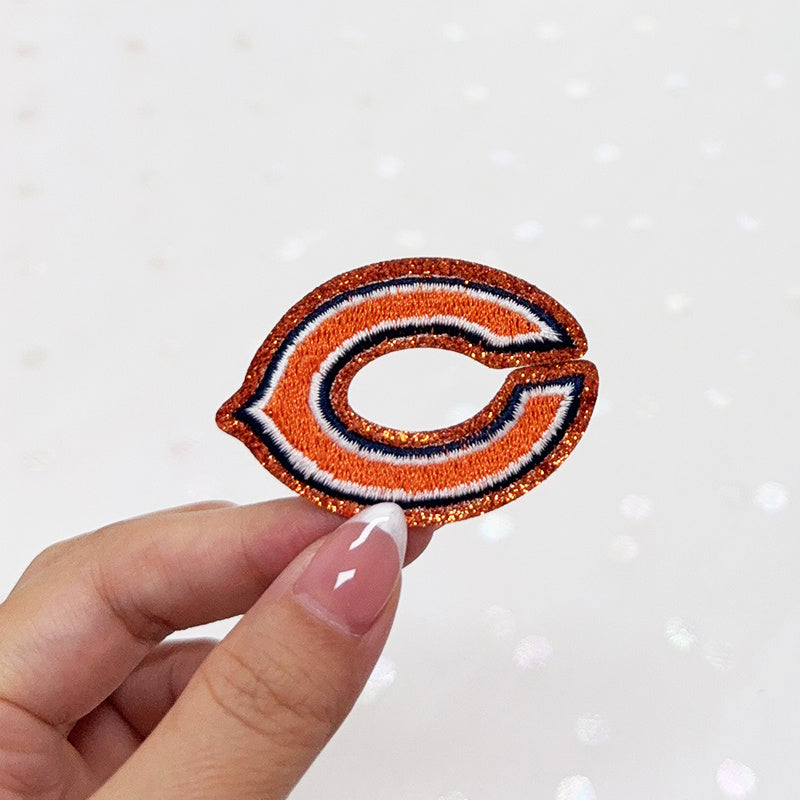 MINI Chicago Bears Embroidered Iron-On Patch