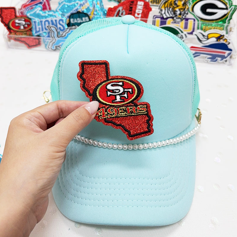 49ers Embroidered Iron-On Patch