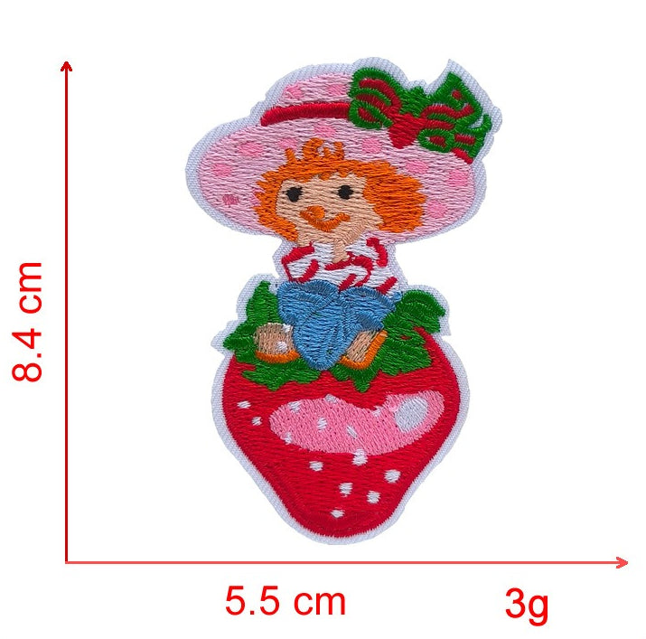 Strawberry Shortcake Iron-On Patch