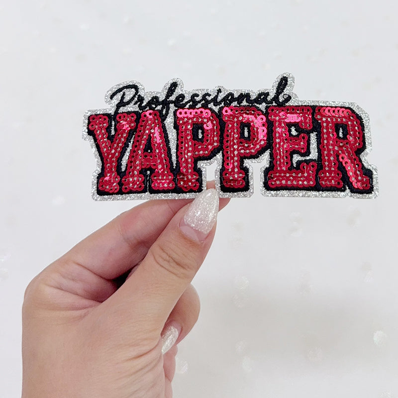 SEQUIN PROFESSIONAL YAPPER Embroidered Hat Patch