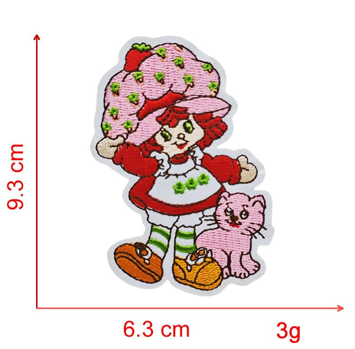 Strawberry Shortcake Iron-On Patch