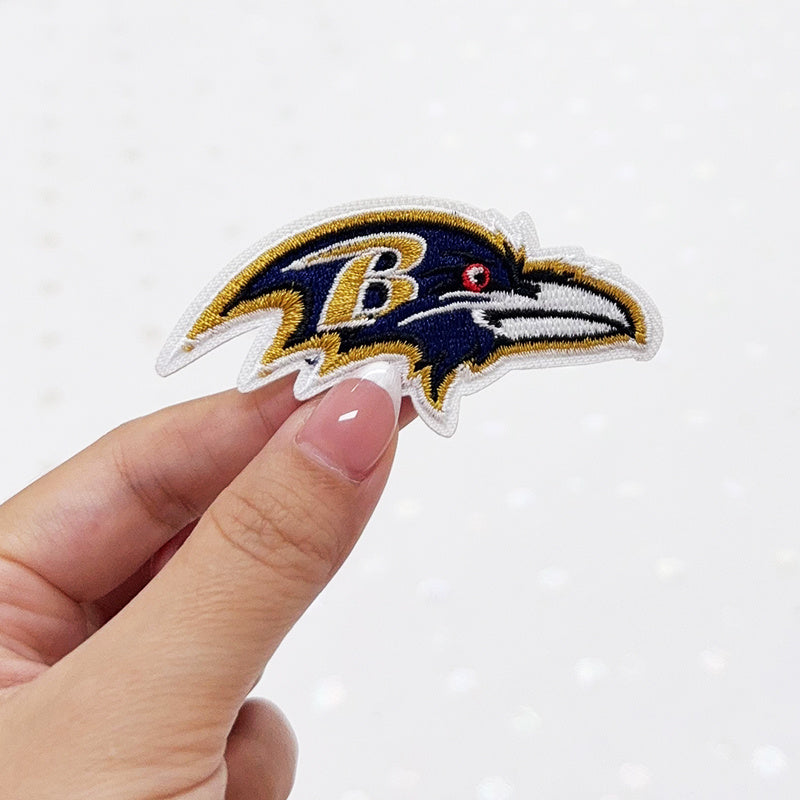 MINI Baltimore Ravens Embroidered Iron-On Patch