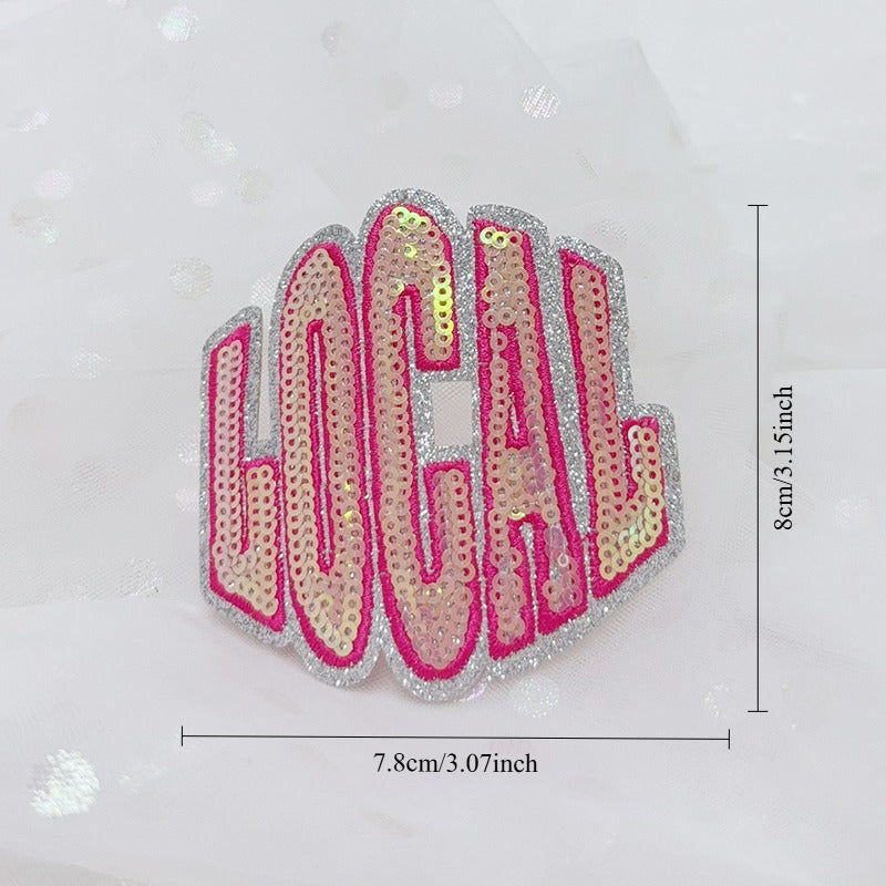 SEQUIN LOCAL Embroidered Hat Patch