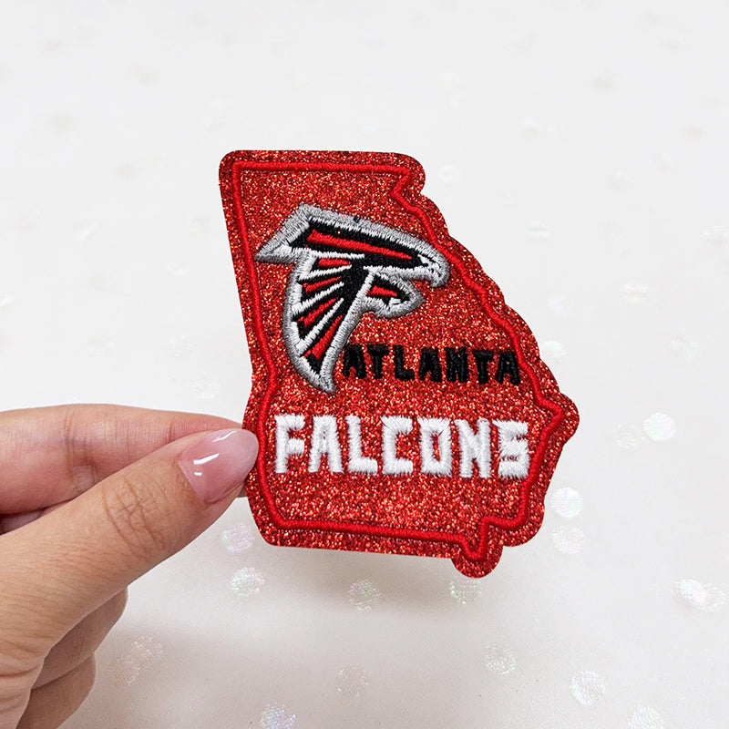 ATLANTA FALCONS Embroidered Iron-On Patch