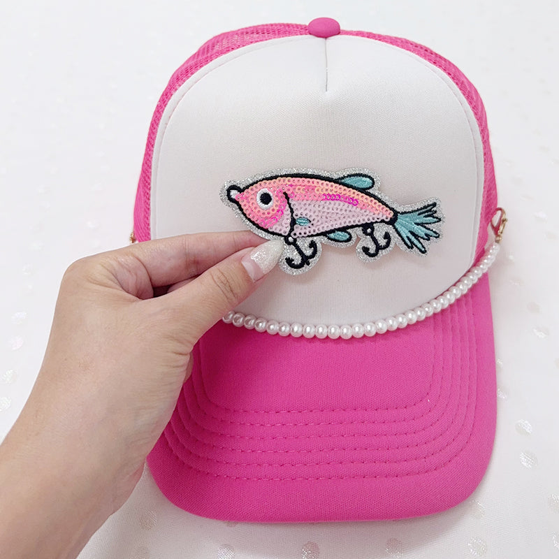 SEQUIN Lure Embroidered Hat Patch