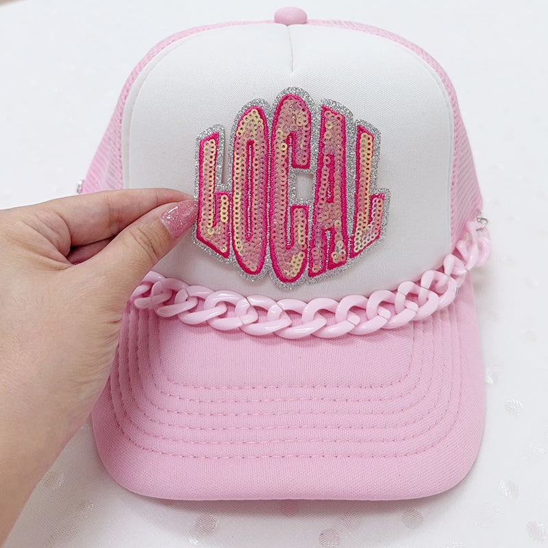 SEQUIN LOCAL Embroidered Hat Patch