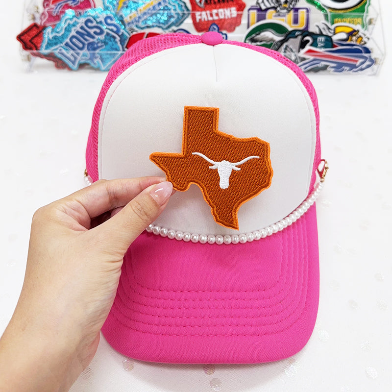 Texas Longhorns Embroidered Iron-On Patch