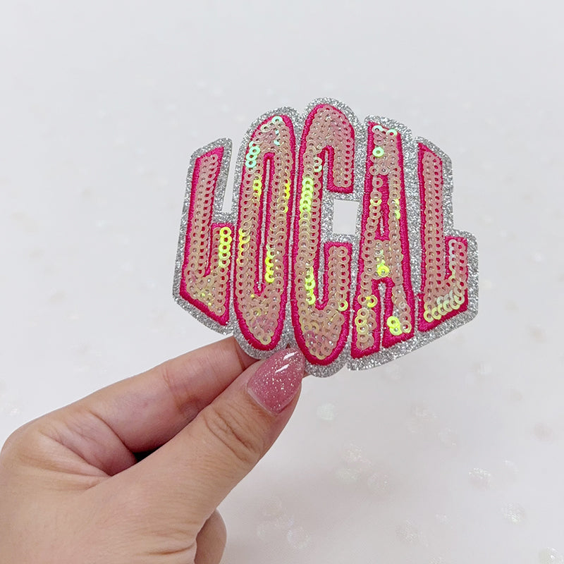 SEQUIN LOCAL Embroidered Hat Patch