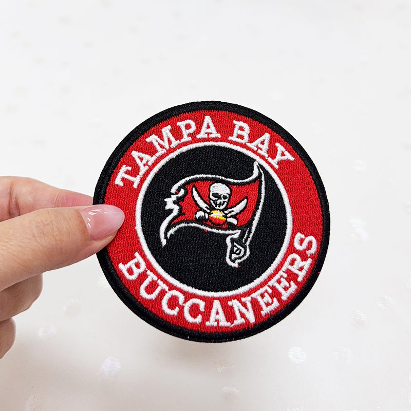 TAMPA BAY BUCCANEERS Embroidered Iron-On Patch